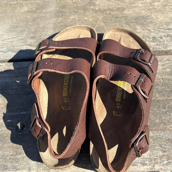 Birkenstock Milano Sandal Cortina Brown Size 45 Medium / Men\'s 12